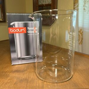 Bodum 51 oz 1.5L 12 cups French Press Spare Glass High-Heat Borosilicate Glass